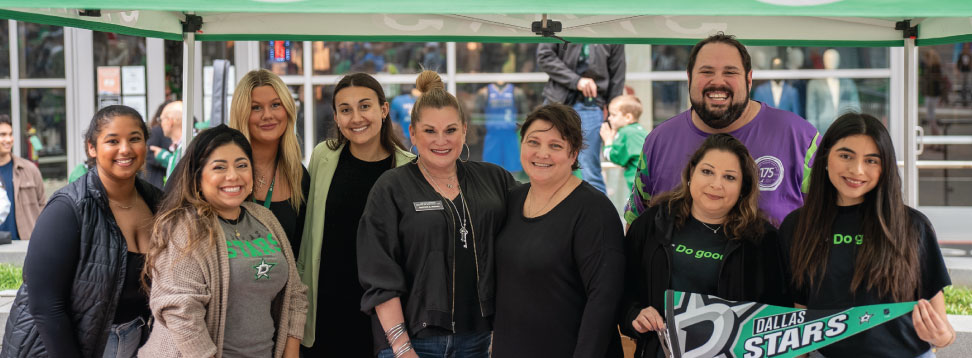 National Life Group employees gathered together at a community event